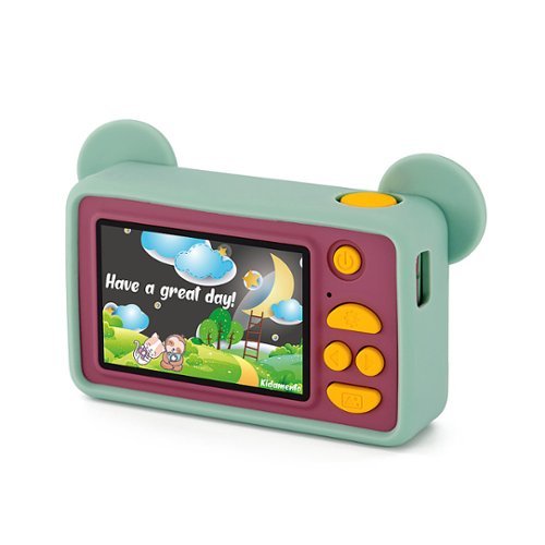 Kidamento Model C Digital Camera for Children - Green GLOBAL SHIPPING