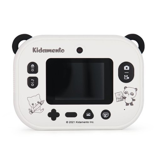 Kidamento Model P Instant Print Digital Camera - White GLOBAL SHIPPING