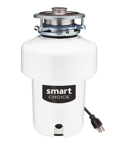 Smart Choice 3/4HP Garbage Disposal - White