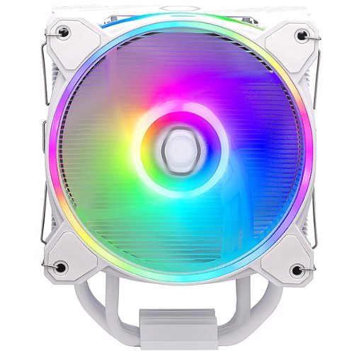 Cooler Master - Hyper 212 Halo 120mm CPU Cooling Fan with ARGB Lighting - White