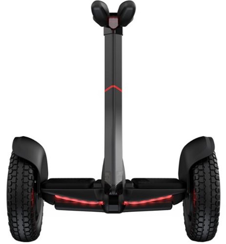 Segway - Ninebot S2 w/21.7 mi Max Operating Range & 11.2 mph Max Speed - Black