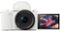 Sony - Alpha ZV-E10 II Mirrorless Content Creators’ Camera Kit with 16-50mm Lens - White-Front_Standard