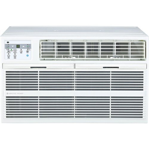 Arctic Wind - 10,000 BTU 230V Through the Wall Air Conditioner with Supplemental Heat and Remote Control - White