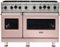 Viking - 48 in. Wide 8 Burner 5-Series Gas Open Burner Range - Blush-Front_Standard