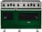 Viking - 48 in. Wide 8 Burner 5-Series Gas Open Burner Range - Ivy-Front_Standard