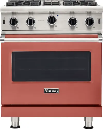 Front. Viking - 5-Series Gas Open Burner Range - Spiced Cider.