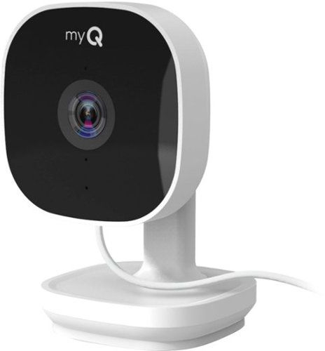 Chamberlain - myQ Smart Indoor Home Security Camera - White