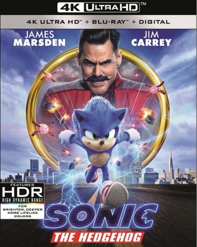 Sonic the Hedgehog [Includes Digital Copy] [4K Ultra HD Blu-ray/Blu-ray] [2020]-Front_Standard 