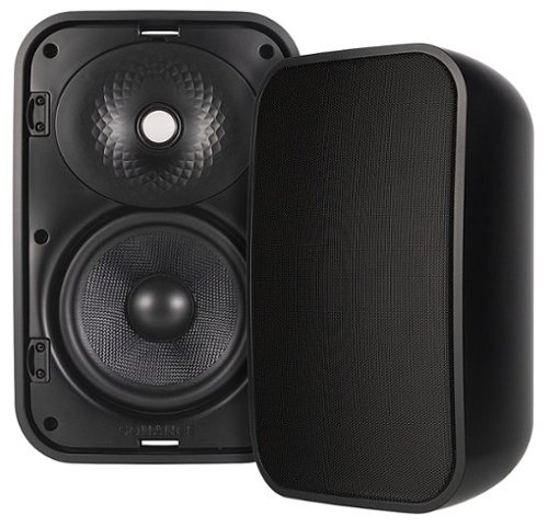 Sonance - MX56 - Mariner Series 5-1/4" 2-Way Outdoor Surface Mount Speakers (Pair) - Black