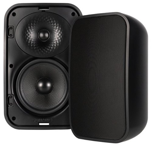 Sonance - MX52 SST SINGLE SPEAKER - Mariner Series 5-1/4" 2-Way Outdoor Surface Mount Single Stereo Speaker (Each) - Black