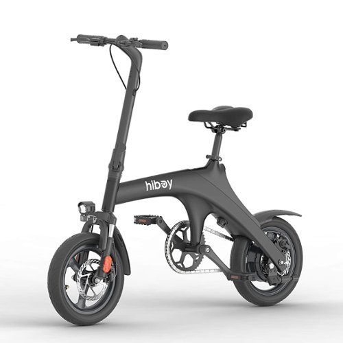HiBoy - C1 Electric Bike w/ 43.5 mi Max Operating Range & 20 mph Max Speed - Black