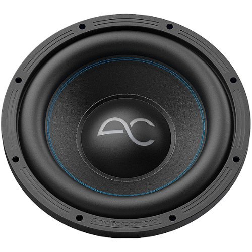 AudioControl - Spike Series 12” Single-Voice-Coil 4-Ohm High-Performance Subwoofer - Black/Blue