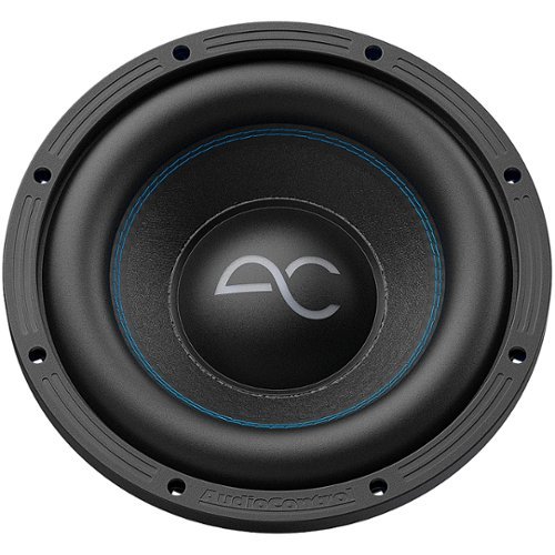 AudioControl - Spike Series 10” Single-Voice-Coil 4-Ohm High-Performance Subwoofer - Black/Blue