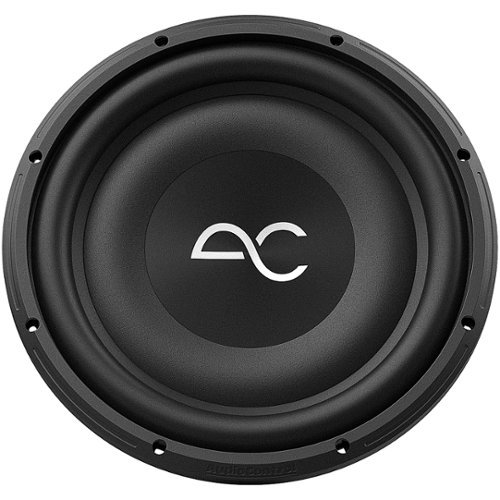 AudioControl - Space Series 12” Single-Voice-Coil 4-Ohm Low-Profile Subwoofer - Black