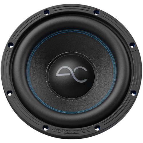 AudioControl - Spike Series 8” Single-Voice-Coil 2-Ohm High-Performance Subwoofer - Black/Blue