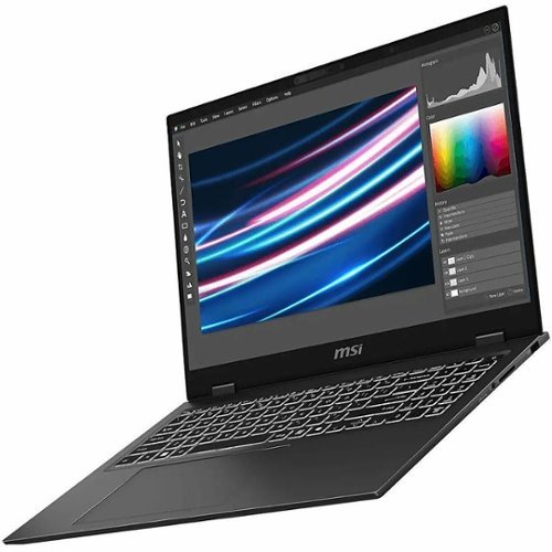 MSI - Prestige 16 AI Evo B1MG 16" Laptop - Intel Core Ultra 9 with 32GB Memory - 2 TB SSD - Stellar Gray, Gray