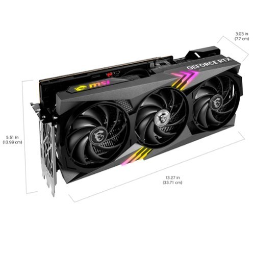 MSI NVIDIA GeForce RTX 4090 GAMING TRIO 24G 24GB DDR6X PCI Express 4.0 Graphics Card - Black BUY IN EUROPE