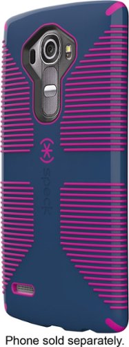 Speck - CandyShell Grip Case for LG G4 Cell Phones - Deep Sea Blue/Lipstick Pink-Front_Standard 
