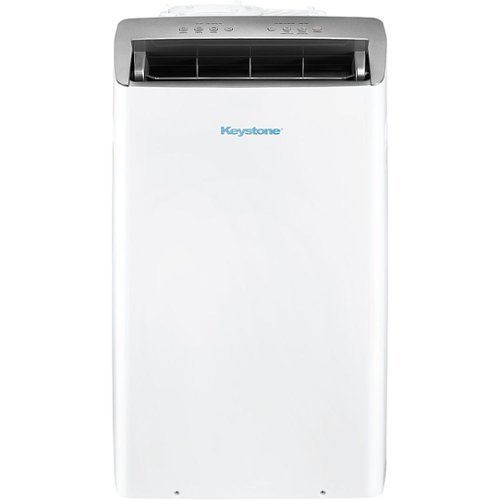 Keystone - 14,000 BTU ASHRAE/12,000 BTU DOE Portable Inverter Air Conditioner with Heater and Remote Control - White