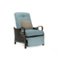 Hanover - Ventura Outdoor Luxury Recliner - Brown/Ocean Blue-Front_Standard