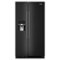 Maytag - 25 Cu. Ft. Side-by-Side Refrigerator with Gallon Door Bins - Black-Front_Standard