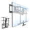 Mount-It! - Pull‑Down Fireplace TV Mount MI‑384L for 65"–85" TVs, Gas‑Spring Height Adjustment & Full Motion - Black-Front_Standard