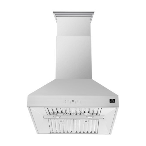 Forno Appliances - 30 inches - Externally Vented - Island Range Hood - Stainless Steel