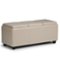 Simpli Home - Avalon Storage Ottoman - Satin Cream-Front_Standard