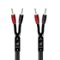 AudioQuest - Rocket 44 8' Speaker Cable with Banana > Banana - Silver on Black-Front_Standard