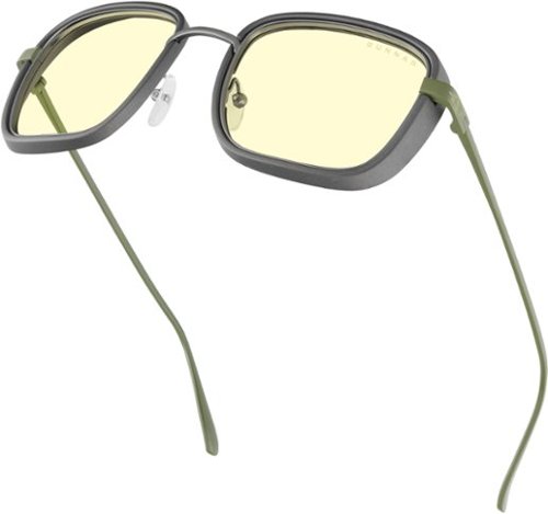 GUNNAR Fallout Vault 33 Computer Glasses with Blue Light Reduction, Amber Lenses - Gunmetal/Olive BUY IN MIDDLE EAST