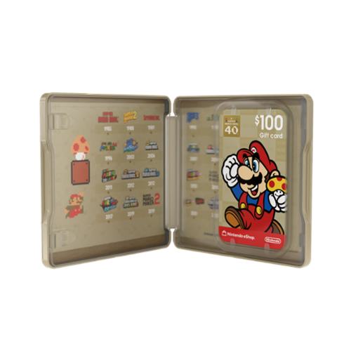 Nintendo - eShop $100 Gift Card + 40th Anniversary Collectible Case-Front_Standard 