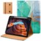 DTTO - Case for iPad 11th Gen 11" 2025 (A16) & 10th Gen 10.9" 2022, Leather Folio Cover with Pencil Holder & Auto Wake/Sleep - Emerald Marble-Front_Standard
