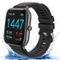 VILINICE - Smart Watch for Women Men, Smartwatch Compatible with Android and iPhone, IP68 Waterproof, Fitness Tracker, 100+ Sport M - Black - (2025)-Front_Standard