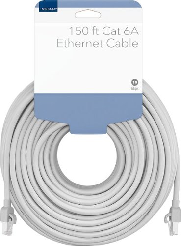 Insignia™ 150 ft. Cat 6A Ethernet Cable - Gray BUY IN EUROPE