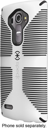  Speck - CandyShell Grip Case for LG G4 Cell Phones - White/Black
