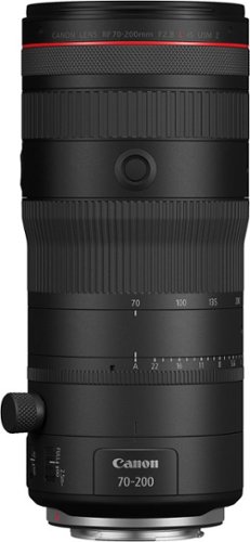 Canon - RF70-200mm F2.8 L IS USM Z  Hybrid Zoom Lens for Use with EOS R-Series Cameras - Black