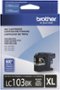 Brother - LC103BK XL High-Yield Ink Cartridge - Black-Front_Standard 