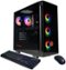 CyberPowerPC - Gaming Desktop - Intel Core Ultra 5 225F - NVIDIA GeForce RTX 5050 8GB - 16GB DDR5 - 1TB PCIe 4.0 SSD - Black-Front_Standard