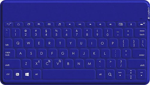  Logitech - Keys-to-Go Bluetooth Keyboard - Blue
