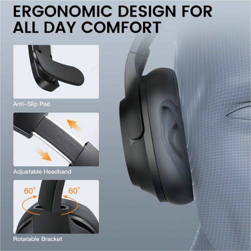 EKSA Telecom H1 Pro AI-Powered Wireless Headset - Black HOW TO BUY