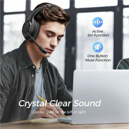 EKSA Telecom H1 Pro AI-Powered Wireless Headset - Black SHOP ONLINE