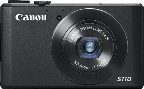  Canon - PowerShot S110 12.1-Megapixel Digital Camera - Black