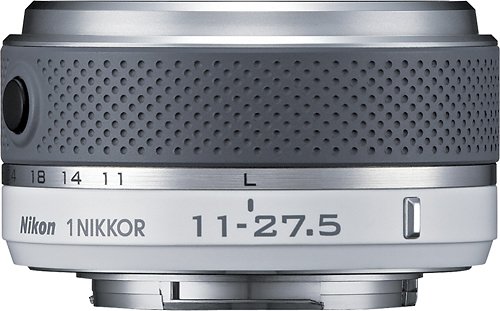 Nikon - 1 NIKKOR 11-27.5mm f/3.5-5.6 Standard Zoom Lens - White-Front_Standard 