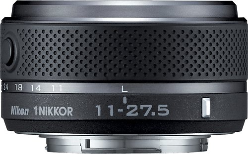 Bower - Nikon - 1 NIKKOR 11-27.5mm f/3.5-5.6 Standard Zoom Lens - Black - Black-Front_Standard 