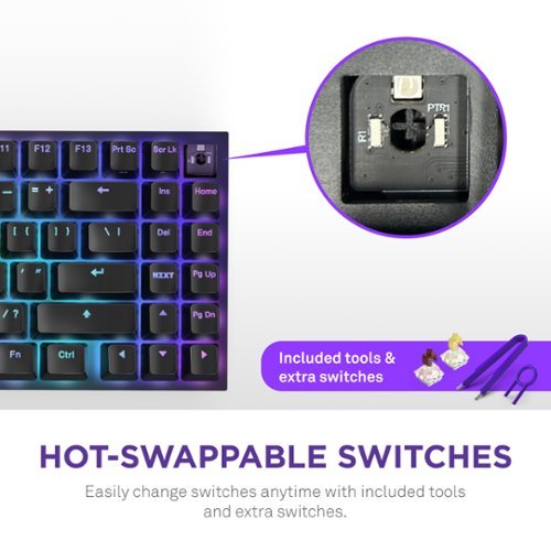 NZXT Function 2 - MiniTKL Wired Optical Gaming Keyboard - Black BUY IN EUROPE
