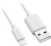 Dynex™ - 4" Lightning Charge-and-Sync Cable - White-Front_Standard