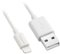 Dynex™ - 4" Lightning Charge-and-Sync Cable - White-Front_Standard