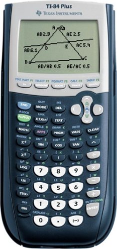 Texas Instruments - TI-84 Plus Graphing Calculator - Blue