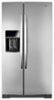 Whirlpool - 19.9 Cu. Ft. Side-by-Side Counter-Depth Refrigerator - Monochromatic Stainless Steel-Front_Standard