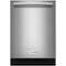 KitchenAid - 24" Top Control Tall Tub Built-In Dishwasher with Stainless Steel Tub - Stainless steel-Front_Standard 
